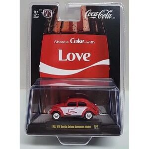 M2 Machines 1952 VW‎ Beetle Coke Love Coca Cola Collectible